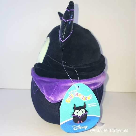 MALEFICENT 🧛♀️ Disney's Sleeping Beauty Character Original Squishmallows NWT - Picture 2 of 10